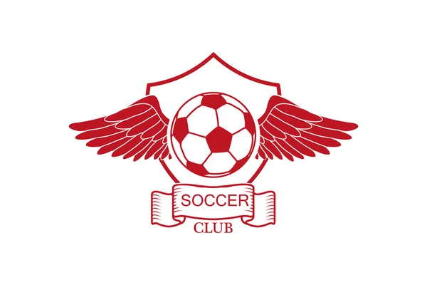 Logo del club de fútbol — Archivo Imágenes Vectoriales