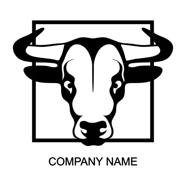 Buffalo logo  with place for company name — Stock Vector
