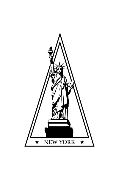 Statua della libertà a New York — Vettoriale Stock