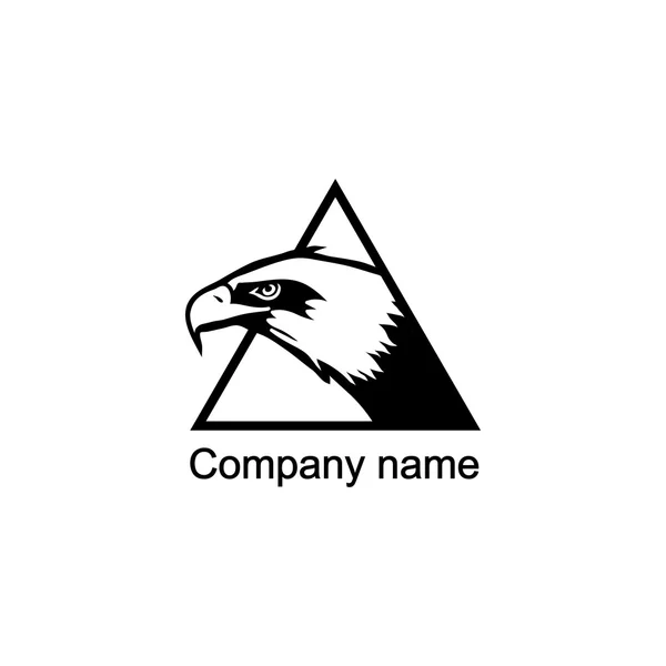 Логотип сокола з місцем для назви компанії — стоковий вектор