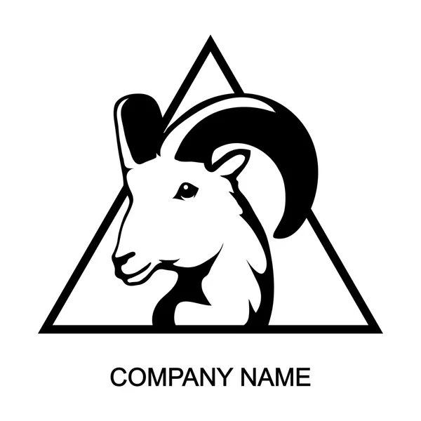 Логотип Ram з місцем для назви компанії — стоковий вектор