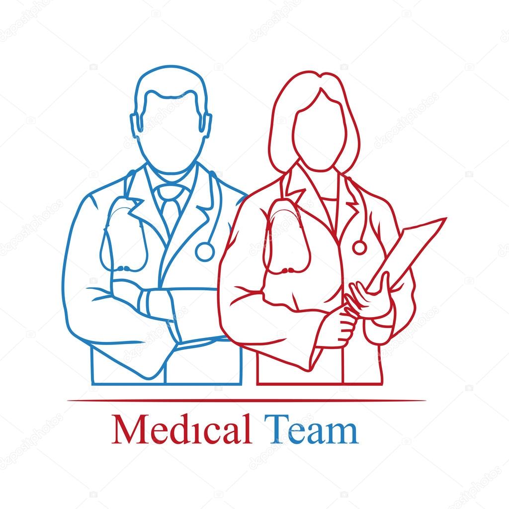 Medical team icon