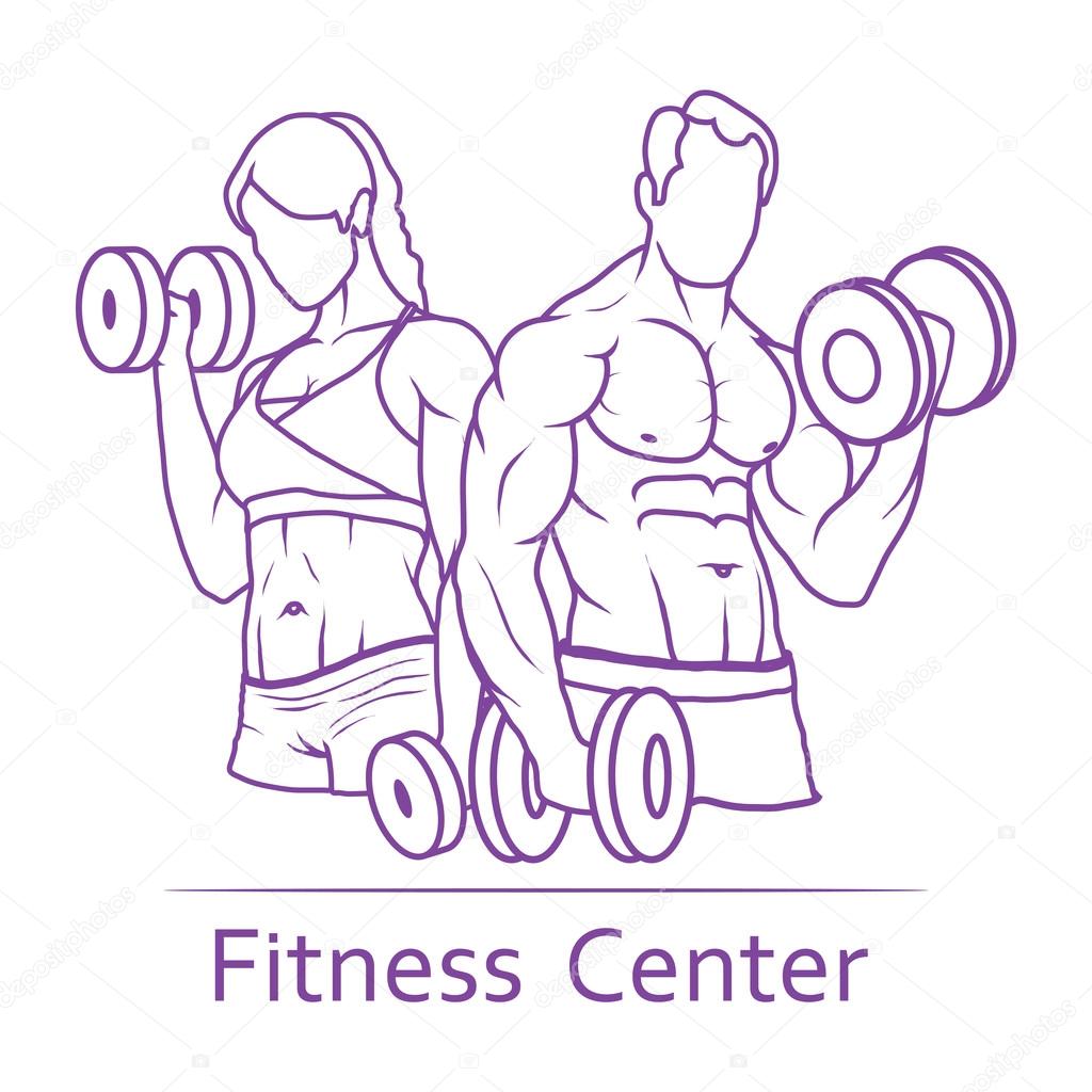 Fitness center icon