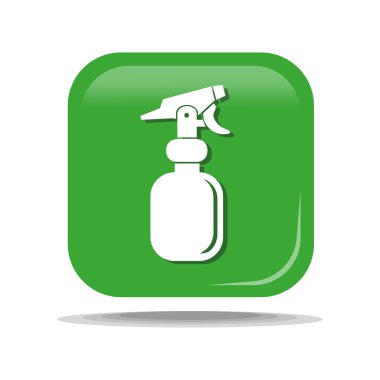 Çiçekler için sprey düz simgesi.