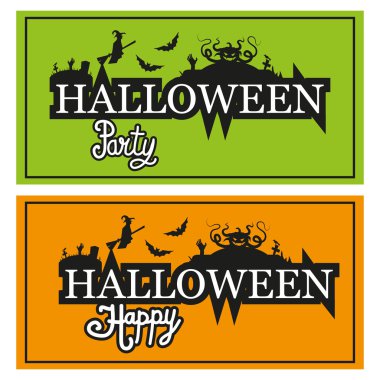 Cadılar Bayramı için tebrik kartları