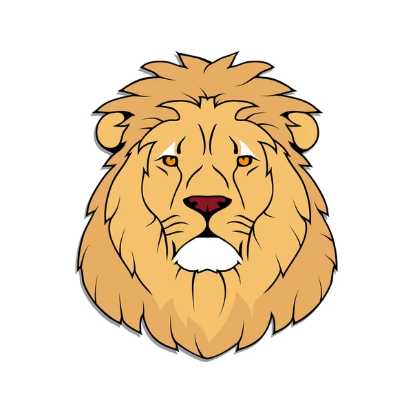 Λογότυπο με το κεφάλι του λιονταριού — Διανυσματικό Αρχείο