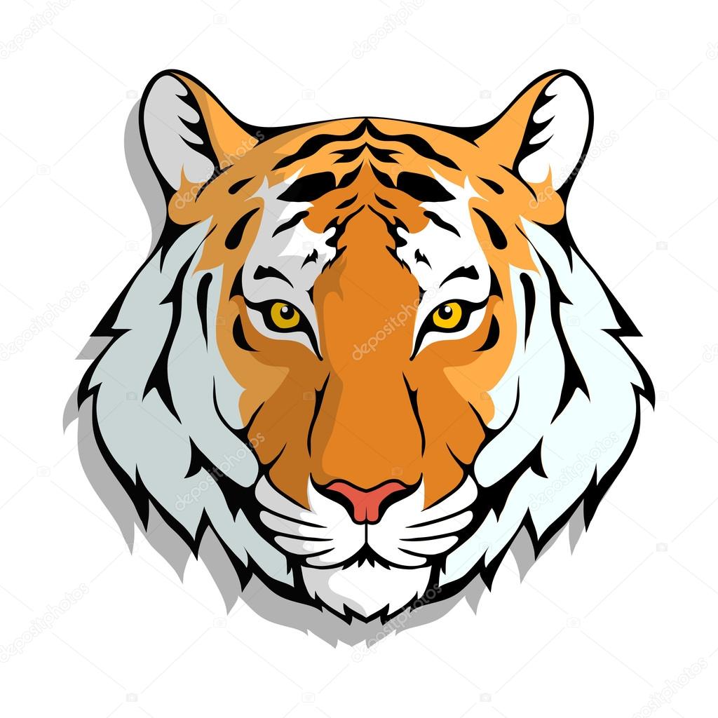 Logo with head of tiger