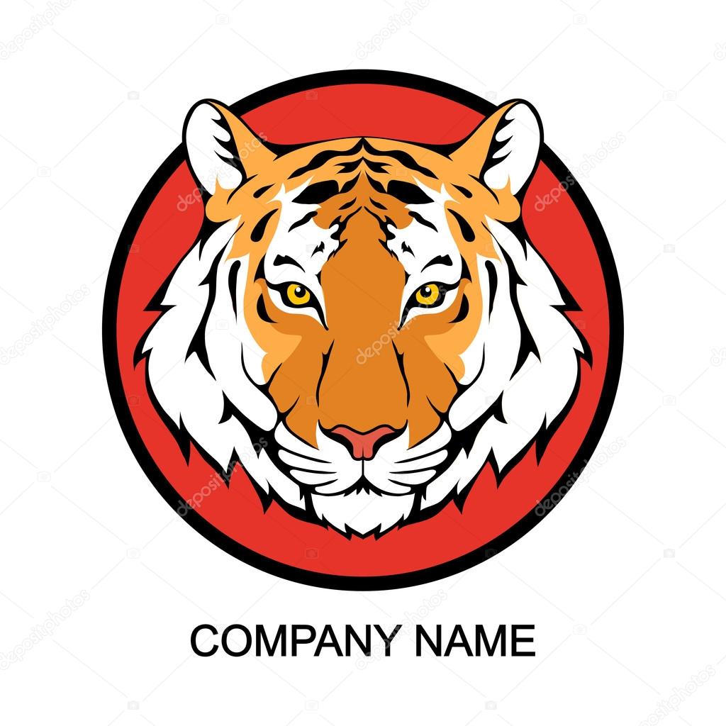Logo with head of tiger
