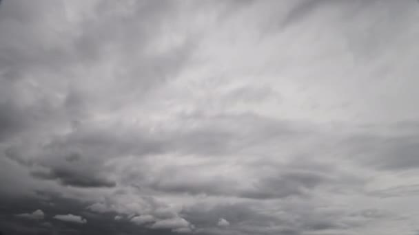 Formace bouřkových mraků v čase — Stock video