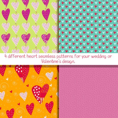 kalpleri ile Dikişsiz desen