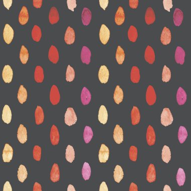 Suluboya el çizilmiş desen damla