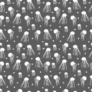 şirin jellyfishes desenle