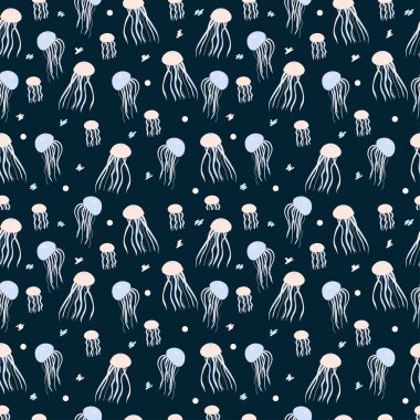 şirin jellyfishes desenle