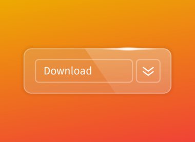 Şeffaf parlak Yükle düğmesini