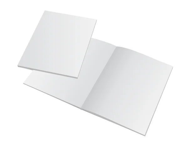 boş açılan dergisi mockup