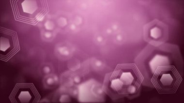 Altıgen gri-pembe arka plan.