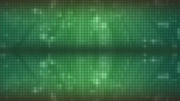 Green Mosaic Background. — Stock Video