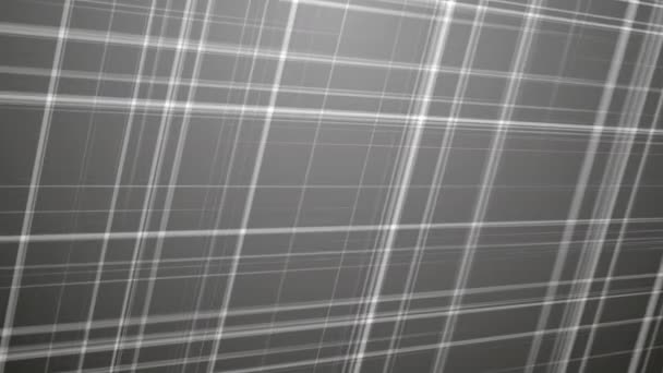 Intersecting Colored Fractal Lines Background - Grey. — Stock Video