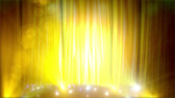 Fond de scène jaune animé .