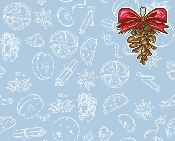 Weihnachtsdekoration Set Tannenzapfen Hochwertige Illustration — Stockfoto