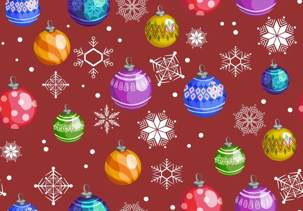 Decorazioni Albero Natale Isolato Sfondo Bianco Illustrazione Set Concetto Vacanze — Vettoriale Stock