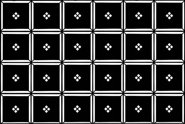 Black White Rhythmic Seamless Pattern High Quality Illustration — Stock Photo, Image