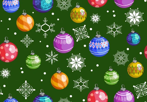 New Year Toys Hand Pattern Seamless Print Textilehigh Quality Illustration — Stock Photo, Image