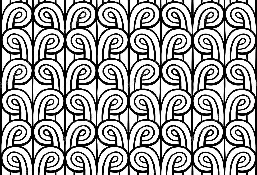 pattern motifs geometric seamless. Vector illustration
