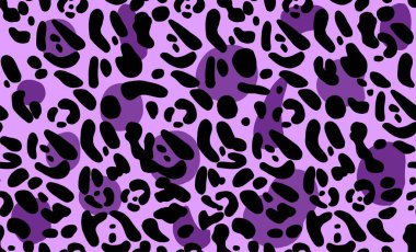  Kusursuz leopar deseni. Web ve baskı için modern vektör tasarımı. El yapımı tekstil, kumaş ve duvar kağıdı. Çağdaş renkler. Vektör illüstrasyonu
