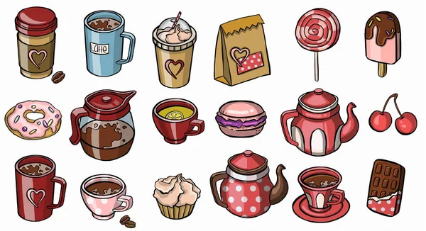 Символ Simple Set of Coffee and Tea set icon — стоковое фото
