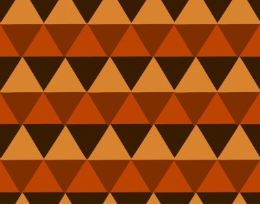 Üçgenli turuncu geometrik arkaplan - vektör. Vektör illüstrasyonu