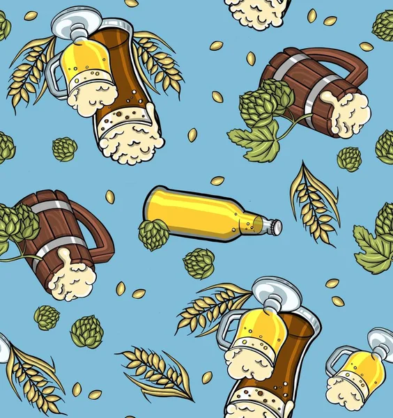textile ornament beer seamless pattern memphis style outline line bundle set background download. High quality illustration