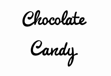 Çikolata el çizimi tasarım vektör çizimi. Reklam, poster, menü ve kafe için mükemmel. Vektör illüstrasyonu