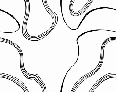 Contour illüstrasyon. Soyut topografik harita arkaplanı. Coğrafya şeması. Yüksek kaliteli illüstrasyon