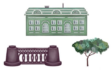 cathedral and other symbols of the country.Belgium set collection icons in cartoon,black,outline,flat style bitmap symbol stock illustration web. High quality illustration