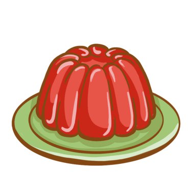 Modern ikon jöle sembolü. Beyaz arka plan. Yüksek kaliteli illüstrasyon