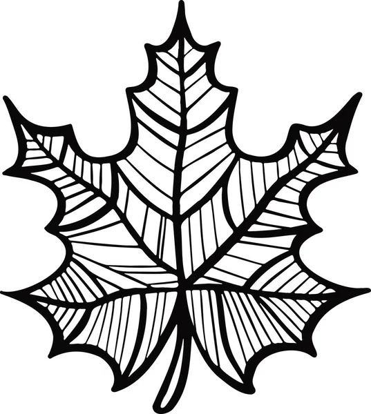 Φύλλα Δέντρο Γραμμή Δέντρο Σχέδιο Σύμβολο Εικονογράφηση — Διανυσματικό Αρχείο