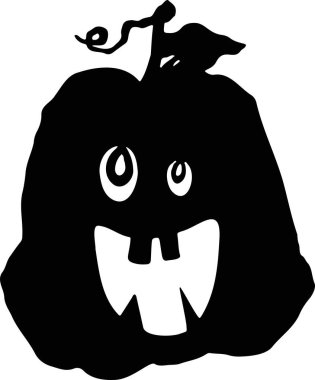 Bayram için balkabağı sihirli cadılar bayramı vektörü