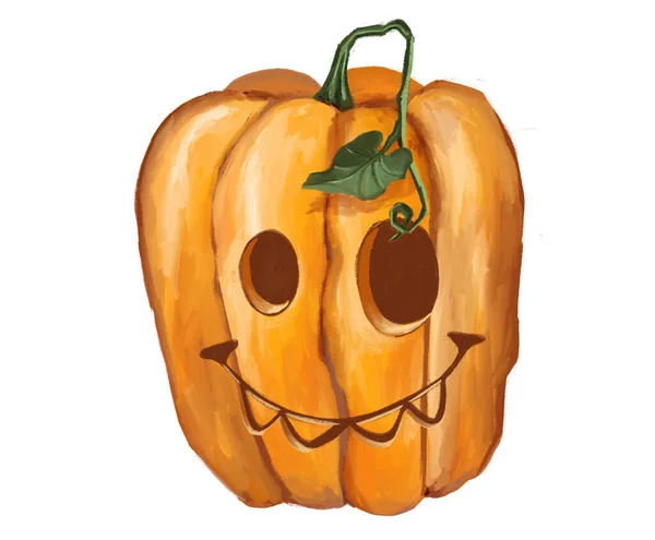 Calabaza Árbol Mágico Halloween Ilustración Alta Calidad — Foto de Stock