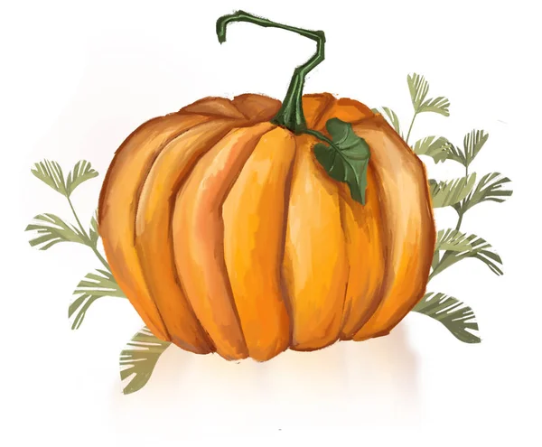 Pumpkin Magic Tree Halloween Illustration High Quality — Stock Photo, Image