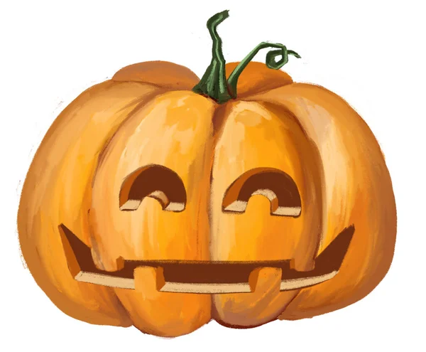 Calabaza Árbol Mágico Halloween Ilustración Alta Calidad —  Fotos de Stock