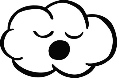 Orijinal gülümseme, duygu çizgisi çizimi