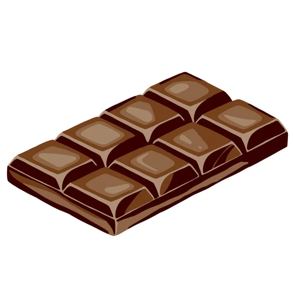 Chocolade Koppels Heldere Sappige Illustratie Hoge Kwaliteit Illustratie — Stockfoto