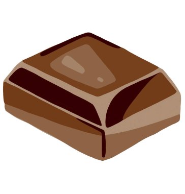 Çikolatalar ve sürüler parlak ve sulu çizimler. Yüksek kaliteli illüstrasyon