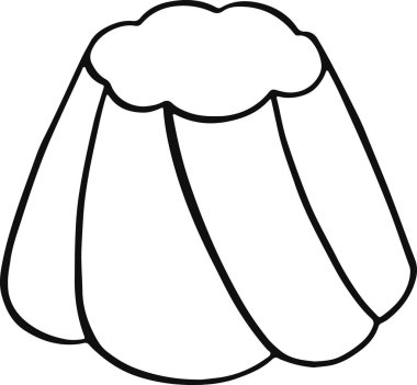 Çikolatalar ve sürüler parlak ve sulu çizimler