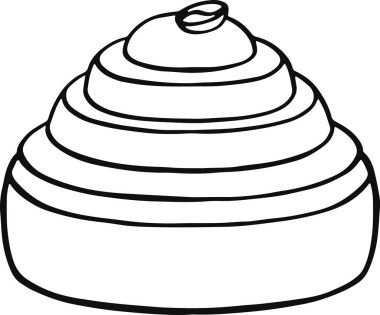 Çikolatalar ve sürüler parlak ve sulu çizimler