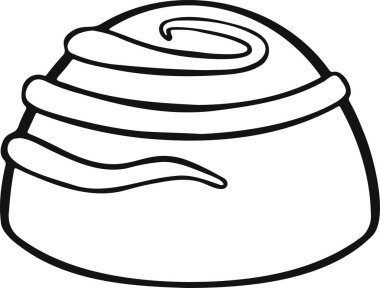 Çikolatalar ve sürüler parlak ve sulu çizimler