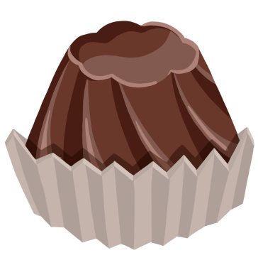 Çikolatalar ve sürüler parlak ve sulu çizimler. Yüksek kaliteli illüstrasyon