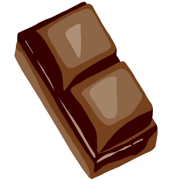 Chocolade Koppels Heldere Sappige Illustratie Hoge Kwaliteit Illustratie — Stockfoto