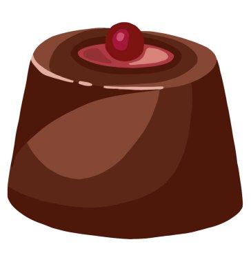 Çikolatalar ve sürüler parlak ve sulu çizimler. Yüksek kaliteli illüstrasyon